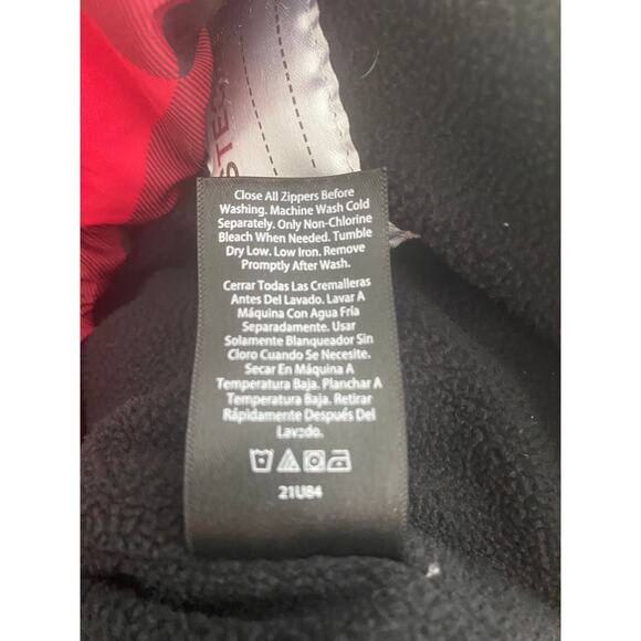 SwissTech Unisex Toddler Size 4T Coat Red Black Buffalo Plaid Fleece Lined Warm - Picture 4 of 6